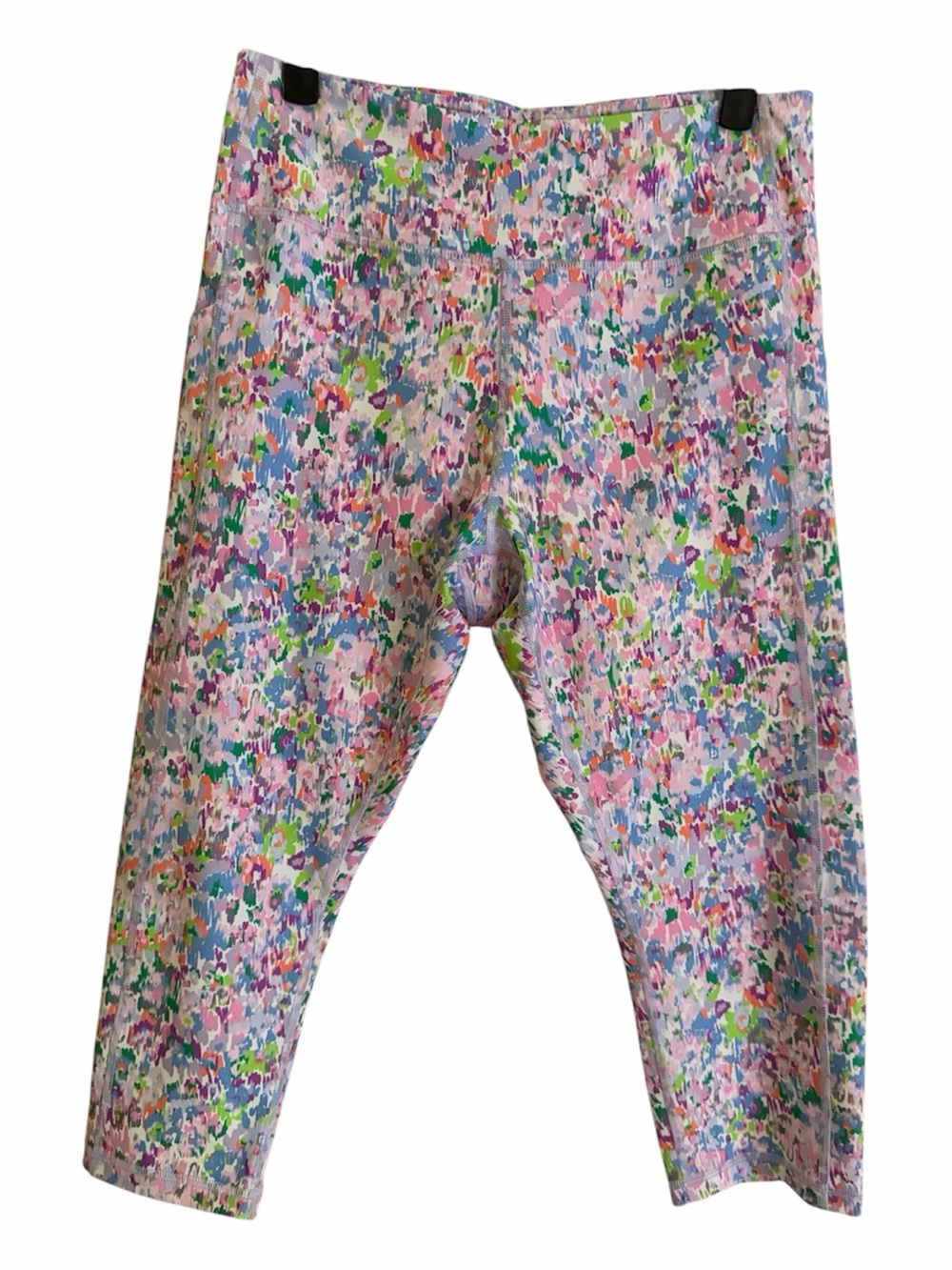 tek gear Multicolor Floral Print Capri Leggings